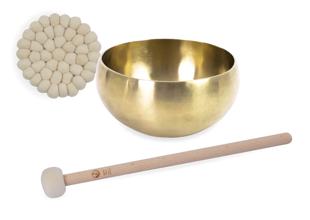 Detailansicht Peter Hess® Therapie Klangschale Classic – harmonischer Klang für Meditation & Therapiebegleitung.